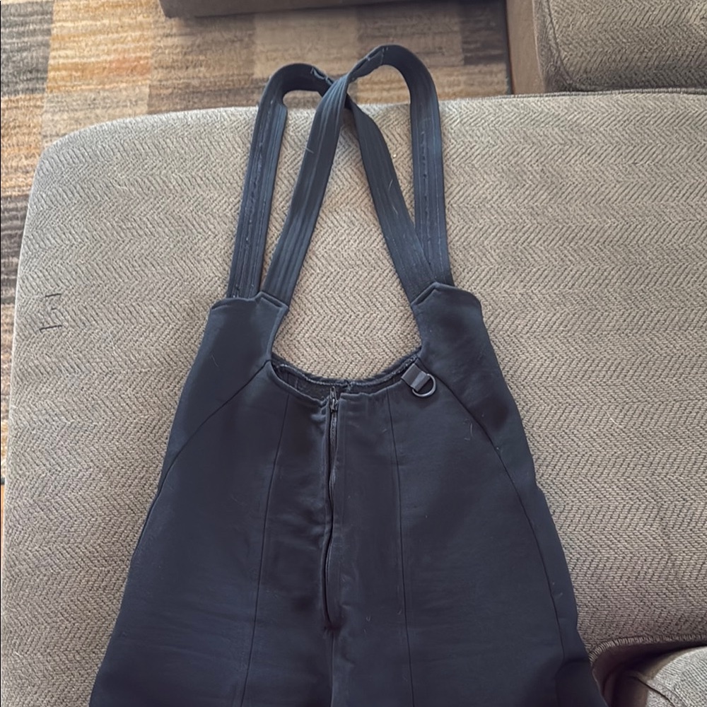 Black Full Length Jumpsuit with Wide Straps